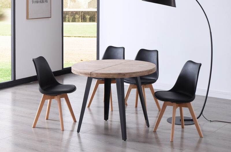 Mesa comedor Berg Redonda Extensible 100 - Imagen 4